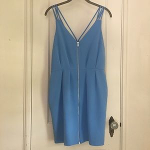 ASOS Strappy Sleeveless Zip Detail Pegged Dress